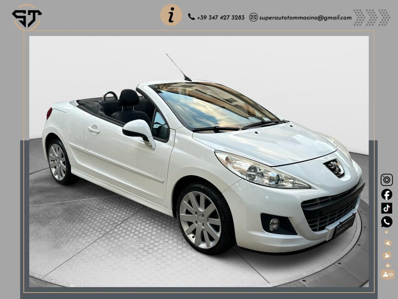 Peugeot 207 1.6 VTi 120CV CC Cabrio Allure