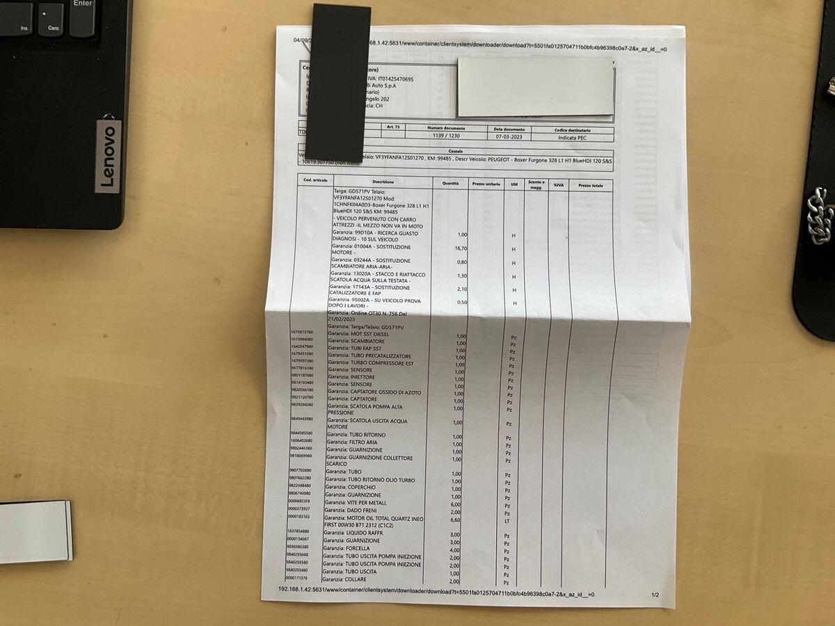 Peugeot Boxer 328 2.2 BlueHDi 120 S&S PC-TN Furgone