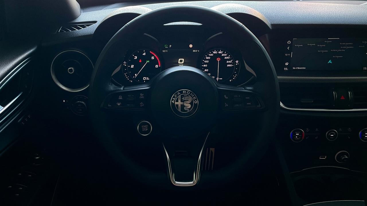 ALFA ROMEO STELVIO 2.2 VELOCE Q4 TURBODIESEL 210CV - VOLANTE E SEDILI IN PELLE RISCALDABILI, FULL LED