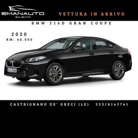 BMW 216D GRAN COUPE STEPTRONIC *2020