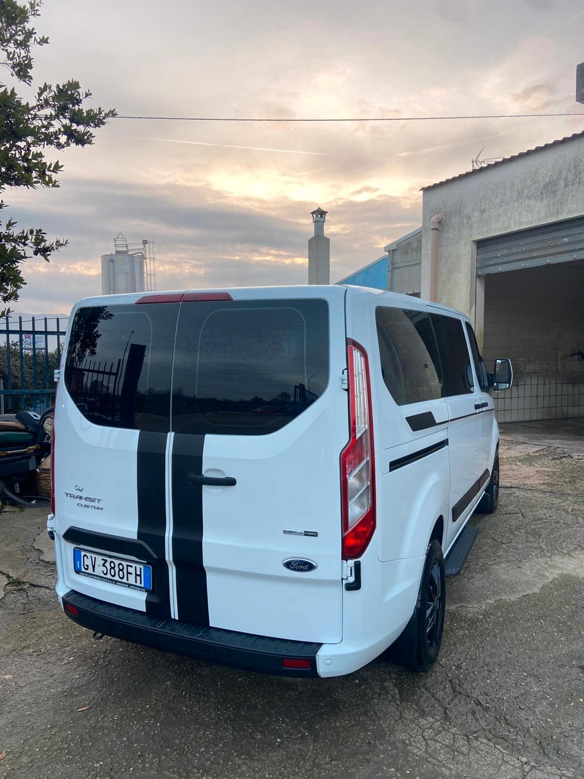 FORD TRANSIT CUSTOM 9 POSTI DIESEL HYBRID 91.000 KM