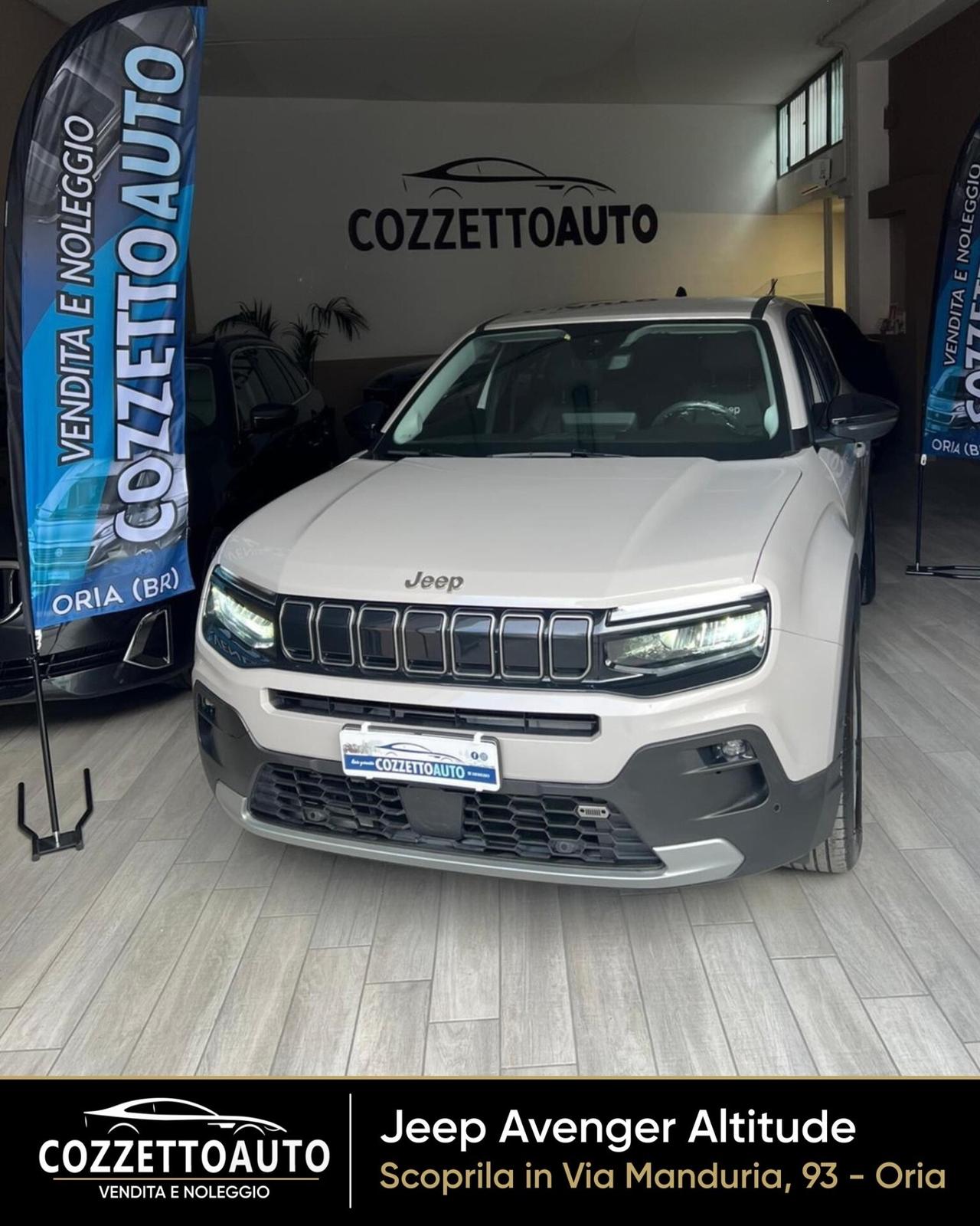 Jeep Avenger 1.2 100 CV Altitude garanzia Jeep
