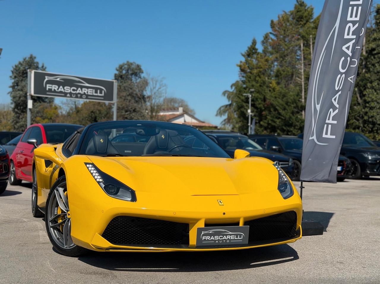 Ferrari 488 Spider/pack carbonio/lift/dispaly passeggero/unica!!!!