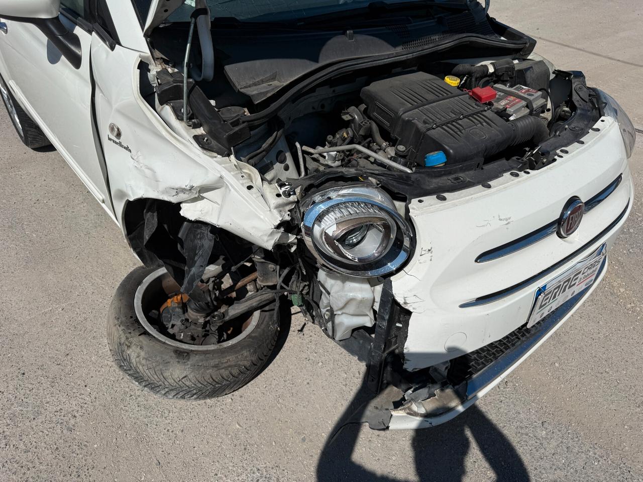 FIAT 500 ANNO 2016 1.2 BENZINA 69 CV *SINISTRATA