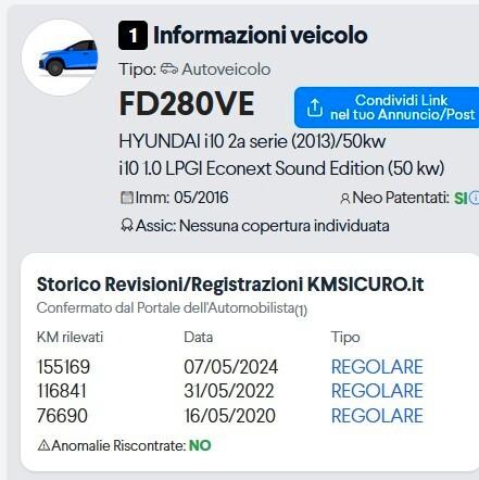 Hyundai i10 1.0 LPGI Econext Sound Edition