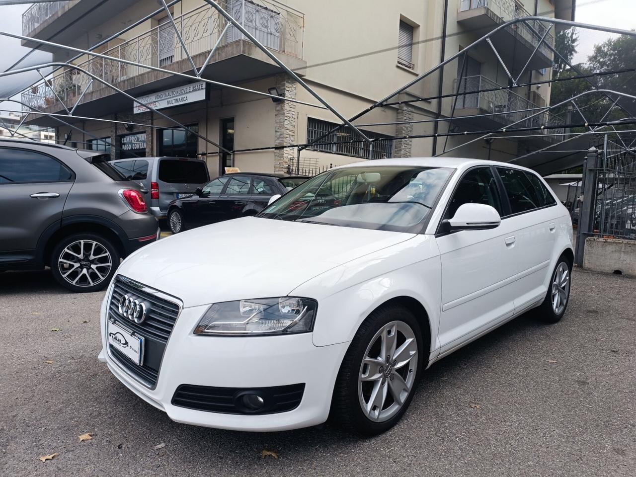 Audi A3 SPB 2.0 TDI Ambition EURO 5 KM CERTIFICATI