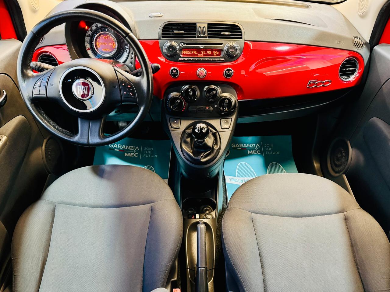 Fiat 500 Lounge 1.2 Benz 69Cv Sensori Parc. / Comandi al volante