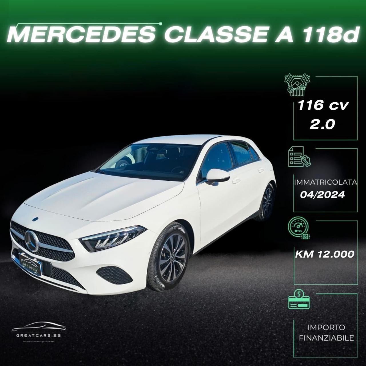 Mercedes-benz A 180 A 180 d Automatic Progressive Advanced Plus