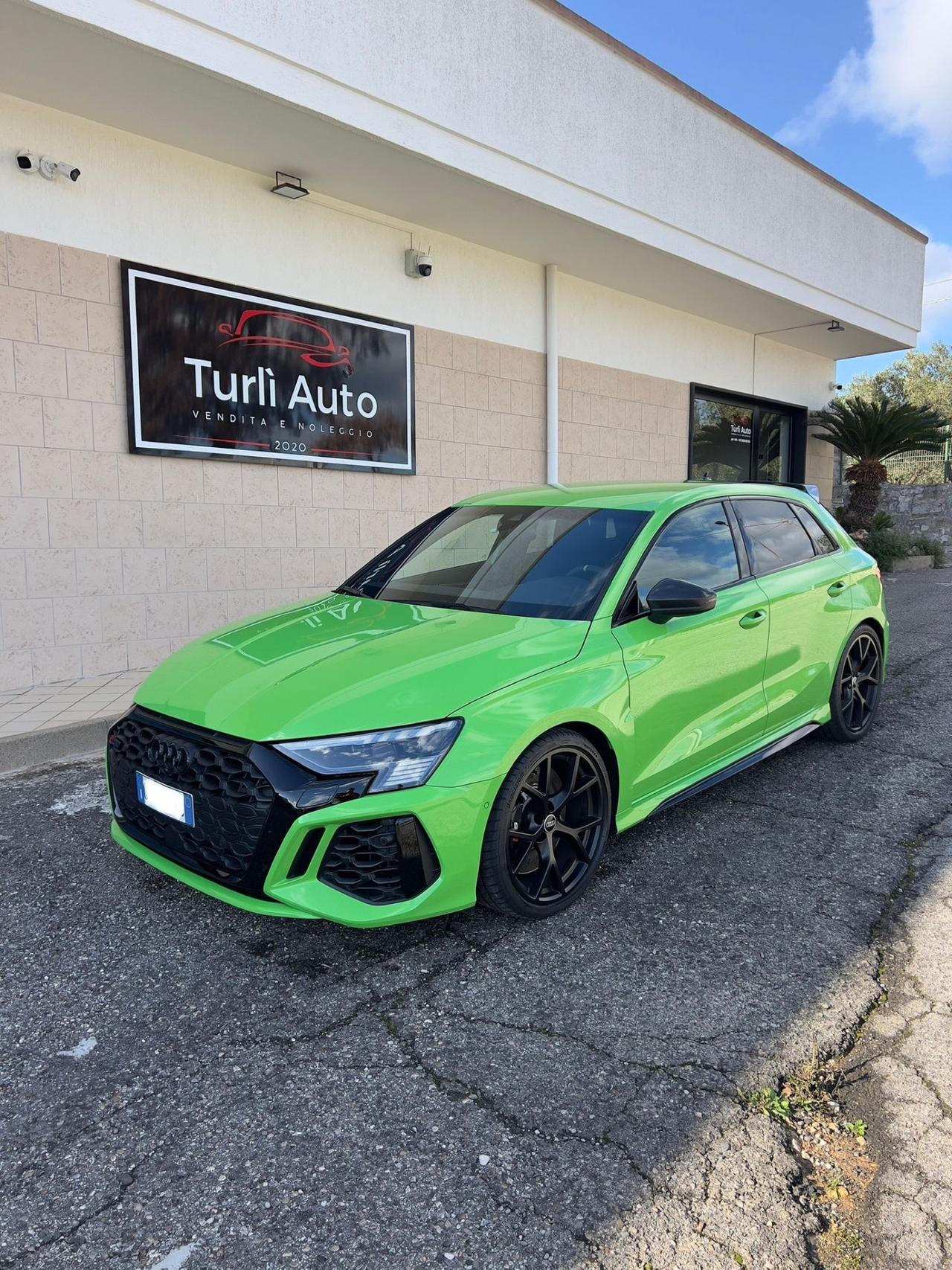 Audi RS3 Kyalami Green Carbon Pack
