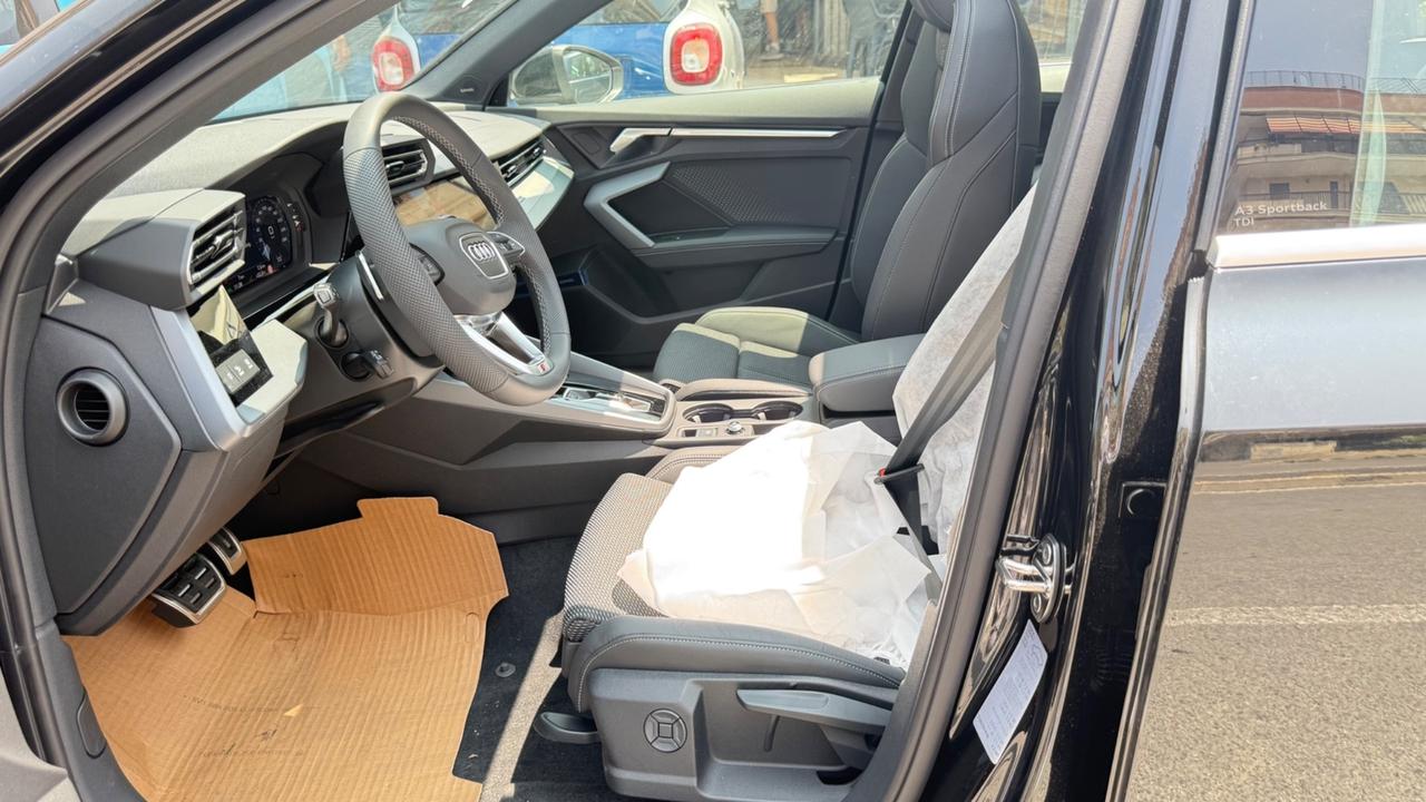 Audi A3 SPB 35 TDI S tronic S line edition LED NAVI COCKPIT KAMERA 360 TETTO APRIBILE PACCHETTO LUCI AMBIENT