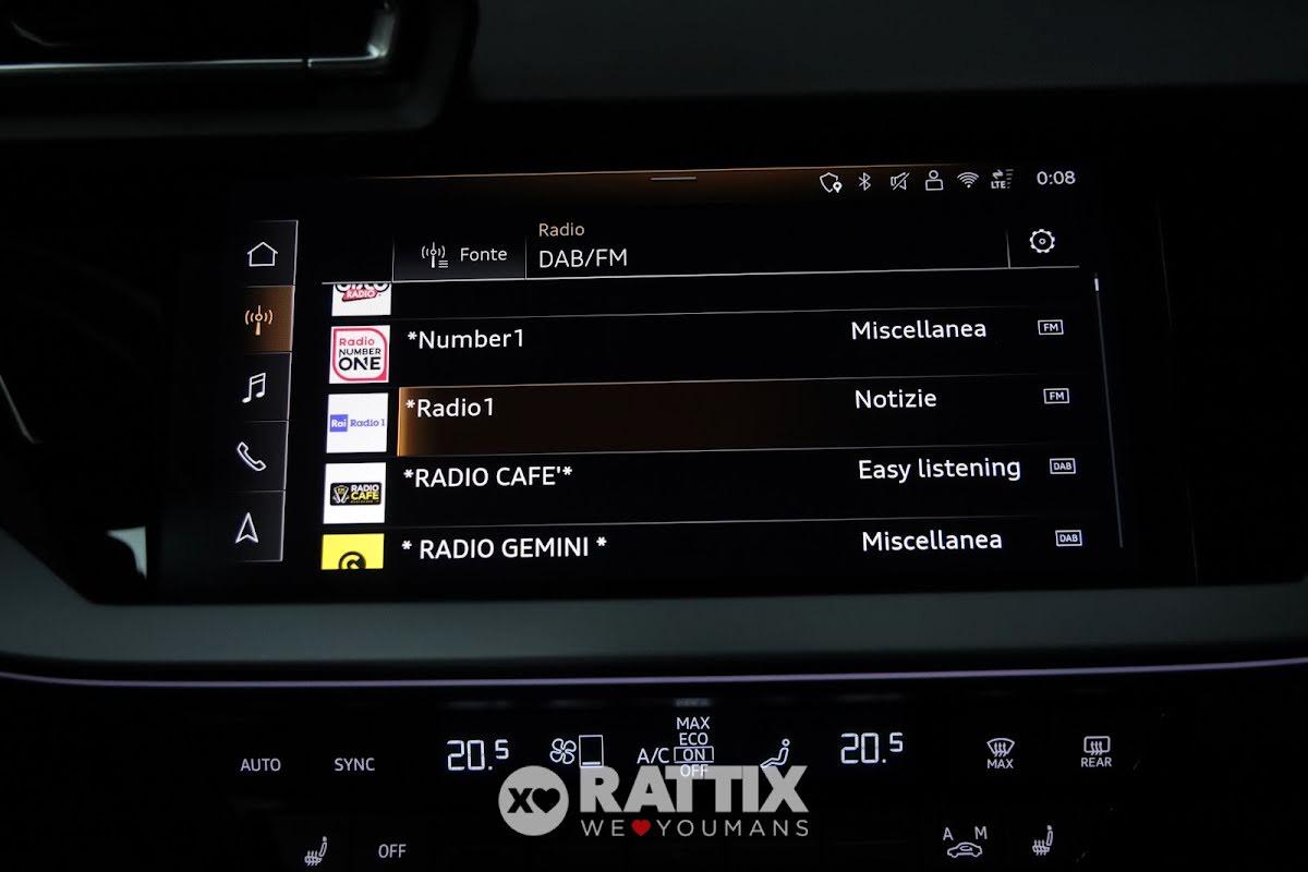 Audi A3 Sportback 35 2.0 tdi 150CV S line s-tronic + tetto apribile