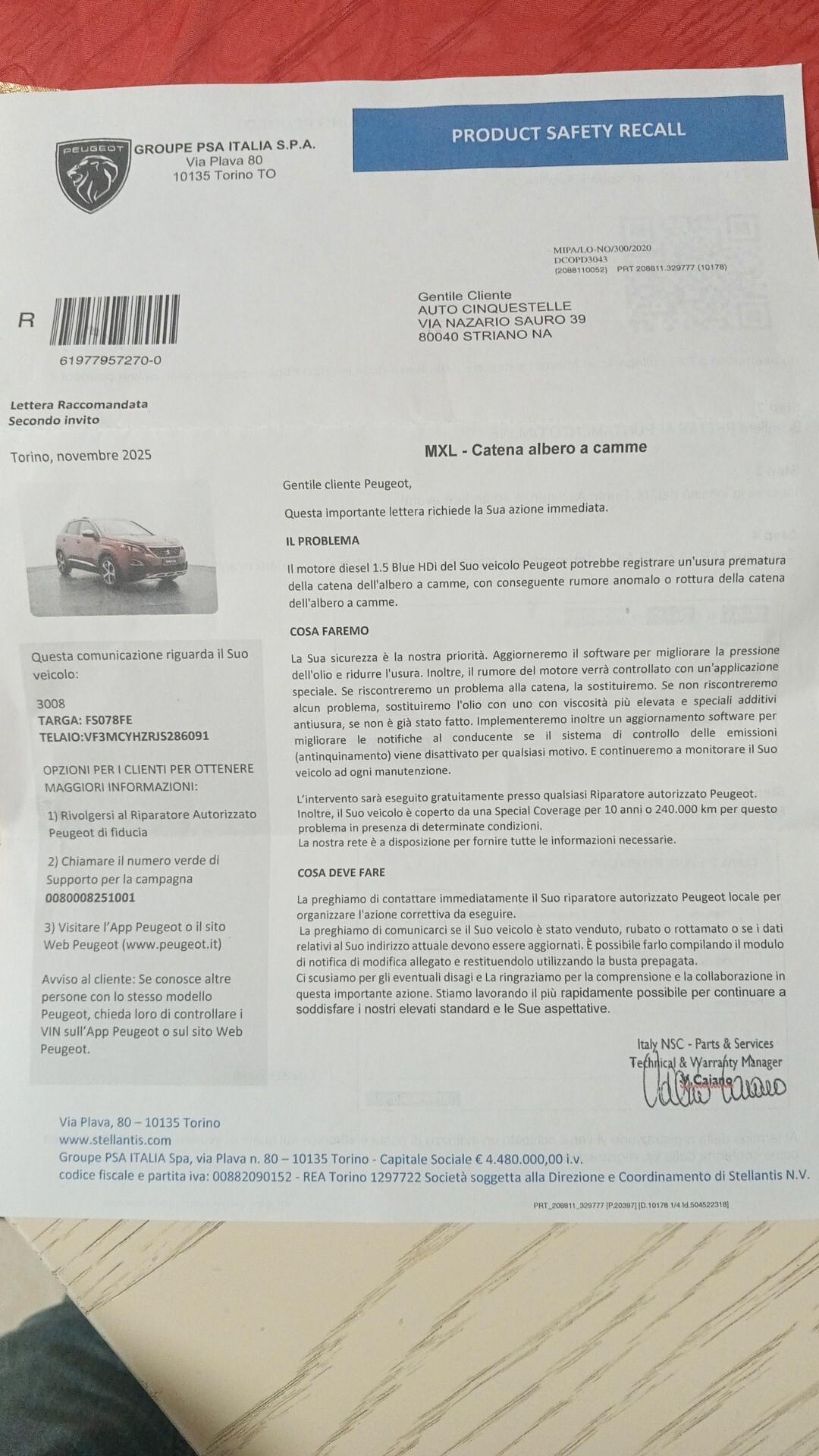 Peugeot 3008 C.V 130 GT Line IL TOP DA VETRINA QUAL PROVA