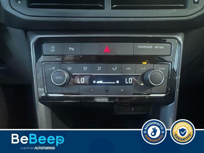 Volkswagen T-Cross 1.0 TSI ADVANCED 110CV DSG