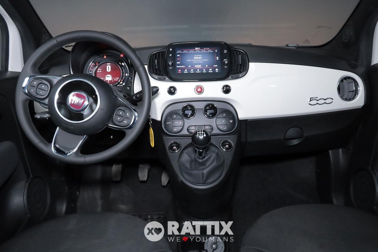 Fiat 500 1.0 Hybrid 70CV Dolcevita + tetto panoramico
