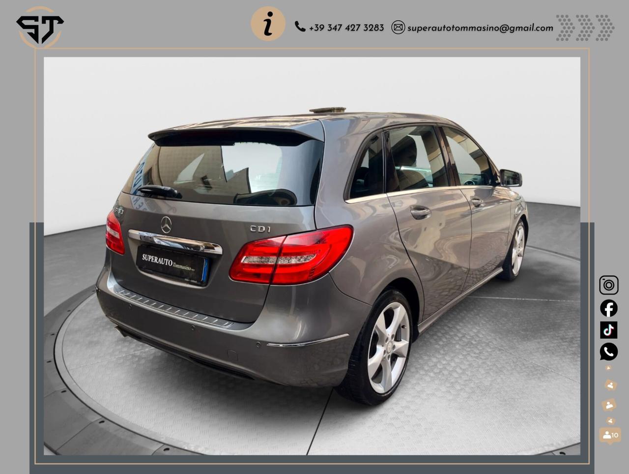 Mercedes-benz B 180 CDI BlueEFFICIENCY Premium