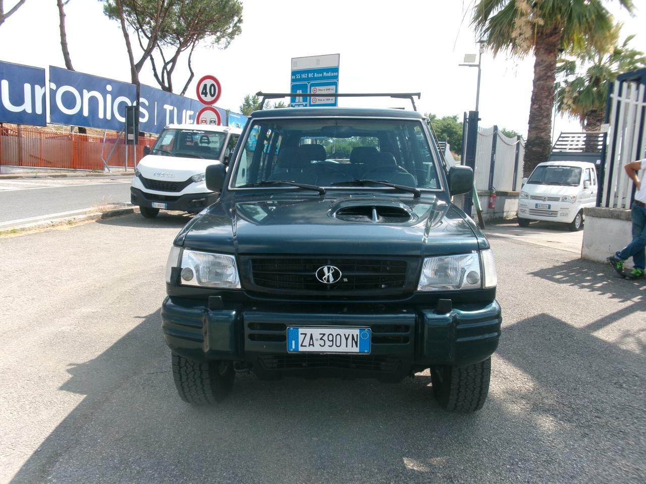 Hyundai Galloper 2.5 TDI 7 POSTI 4X4 GANCIO TRAINO CON CARRELLO COMPRESO **GUARNIZIONE TESTATA DA RIFARE**