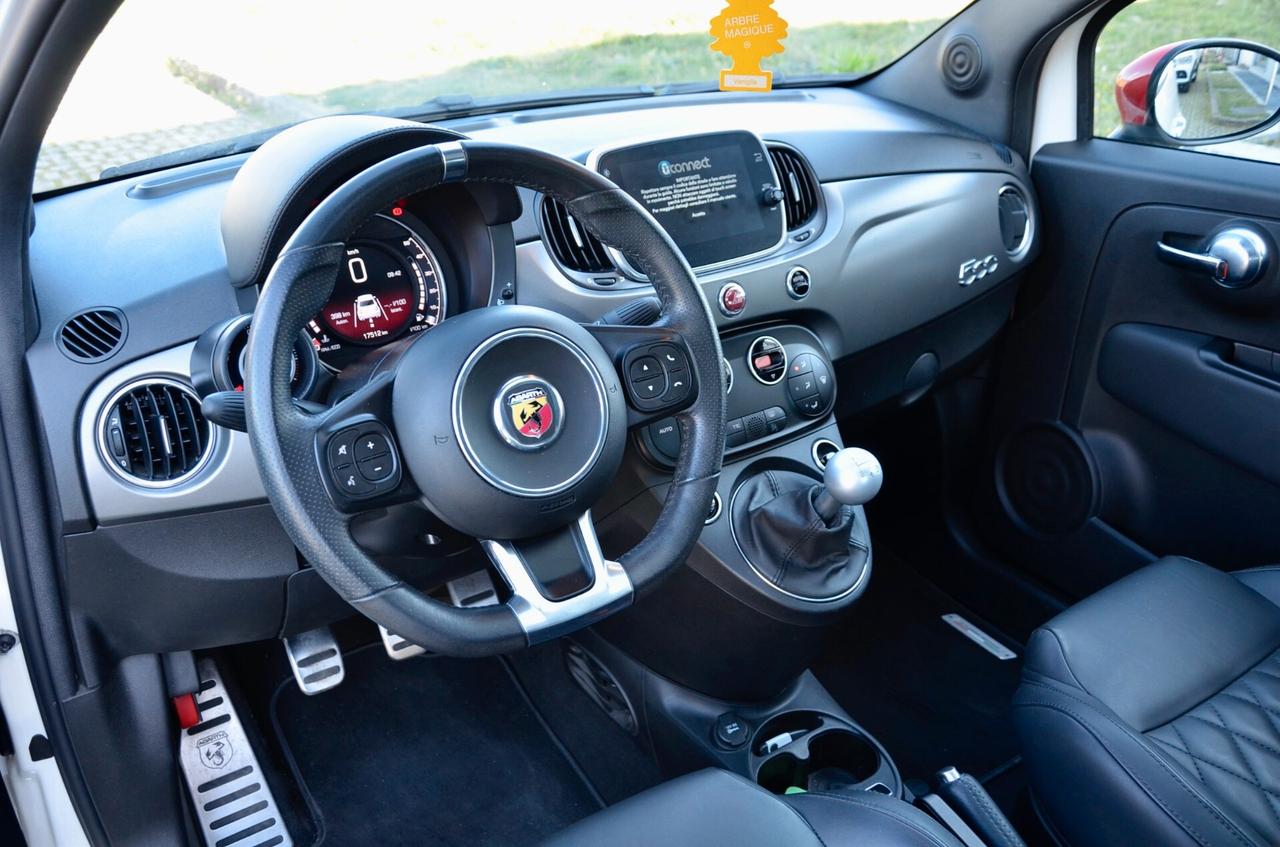 ABARTH 595 TURISMO 1.4 t 165cv, SERVICE CON FATTURE, TETTO, SCARICO RECORD MONZA, XENO, PELLE, PERMUTE