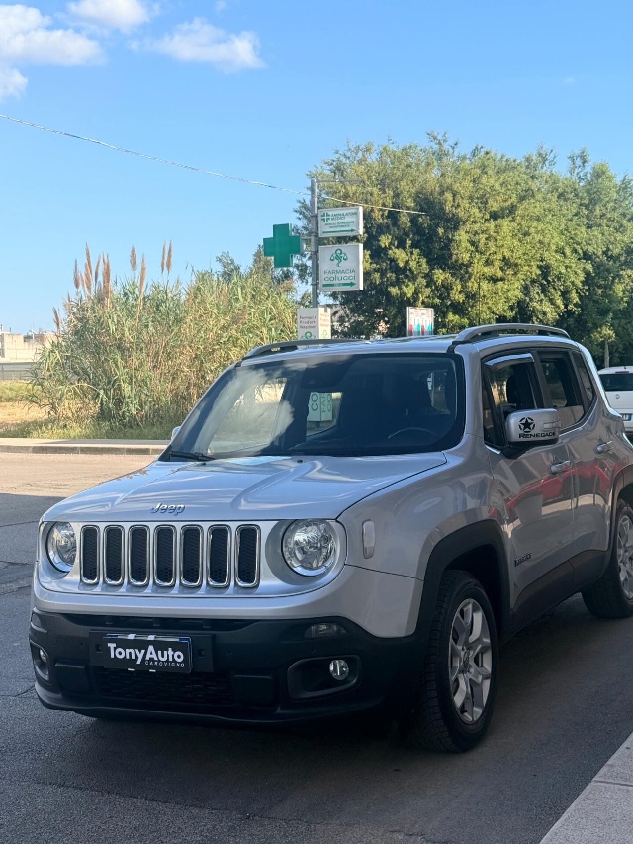 Jeep Renegade 1.4 GPL Limited 140cv NAVI,BLOCK SHAFT ,ANDROID AUTO,SENS.PARK.KM CERTIFICATI,UNI PROP.