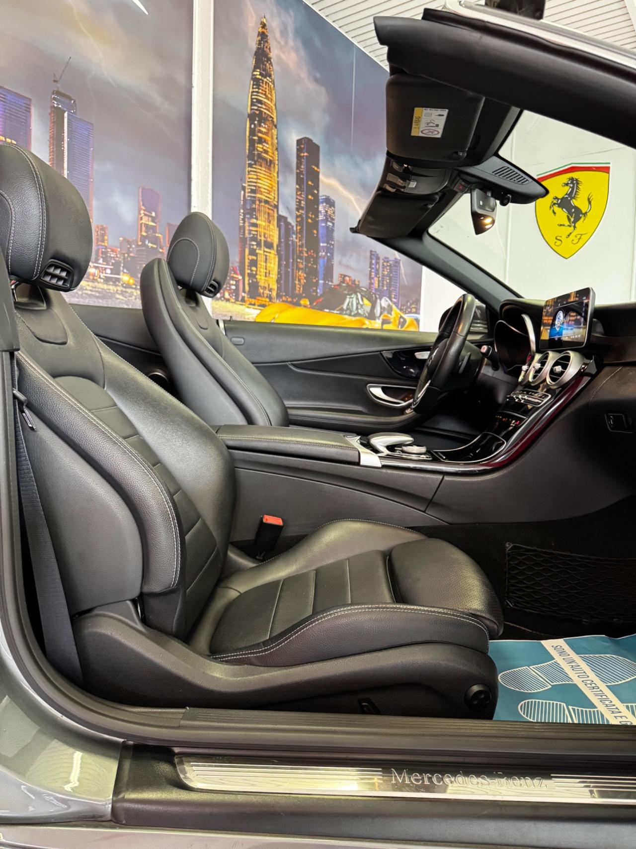 MERCEDES C200 EQ-BOOSTCABRIO PREMIUM CERTIFICATA OK PERMUTE GARANZIA INCLUSA