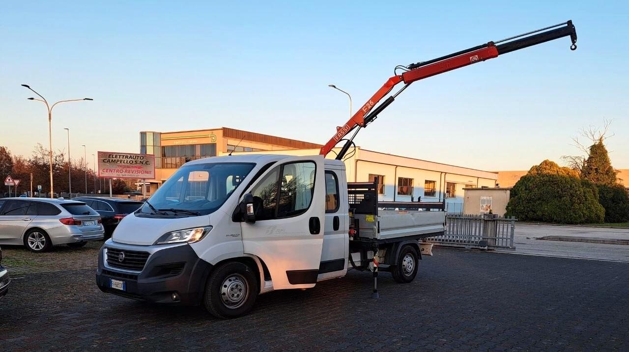 Fiat Ducato Maxi 35 2.3 Mjt doppia cabina allestito con Gru Fassi