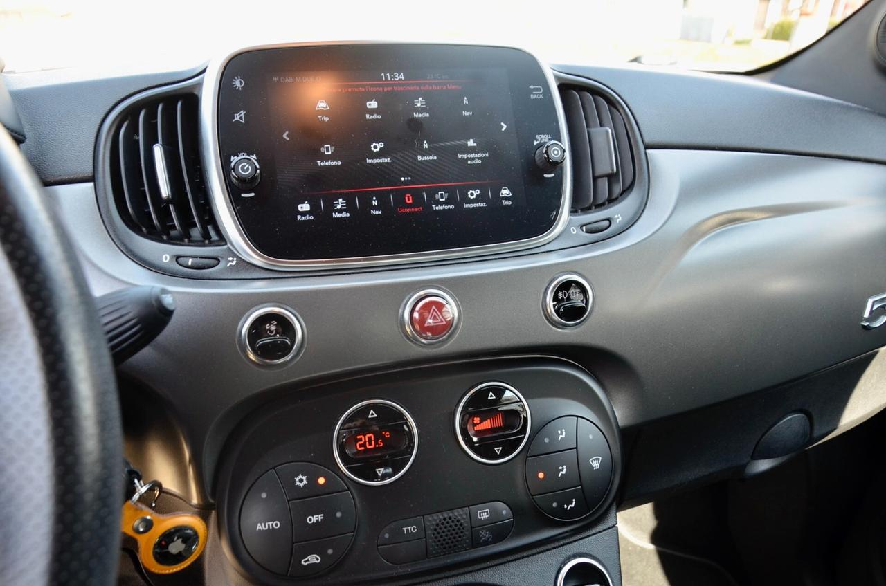 ABARTH 595C TURISMO 1.4 TURBO 165cv, UNICOPROPRIETARIO, UFF ITALIANA, SERVICE DIMOSTRABILI, SCARICO MONZA, FARI XENO, APPLE ANDROID, PERMUTE