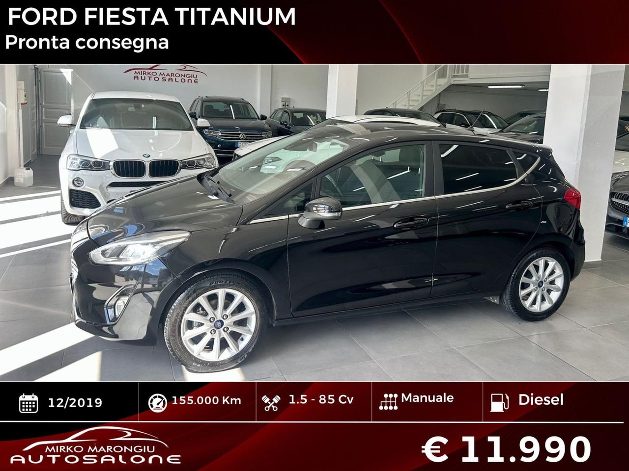 Ford Fiesta 1.5 EcoBlue 5 porte Titanium FINANZIABILE