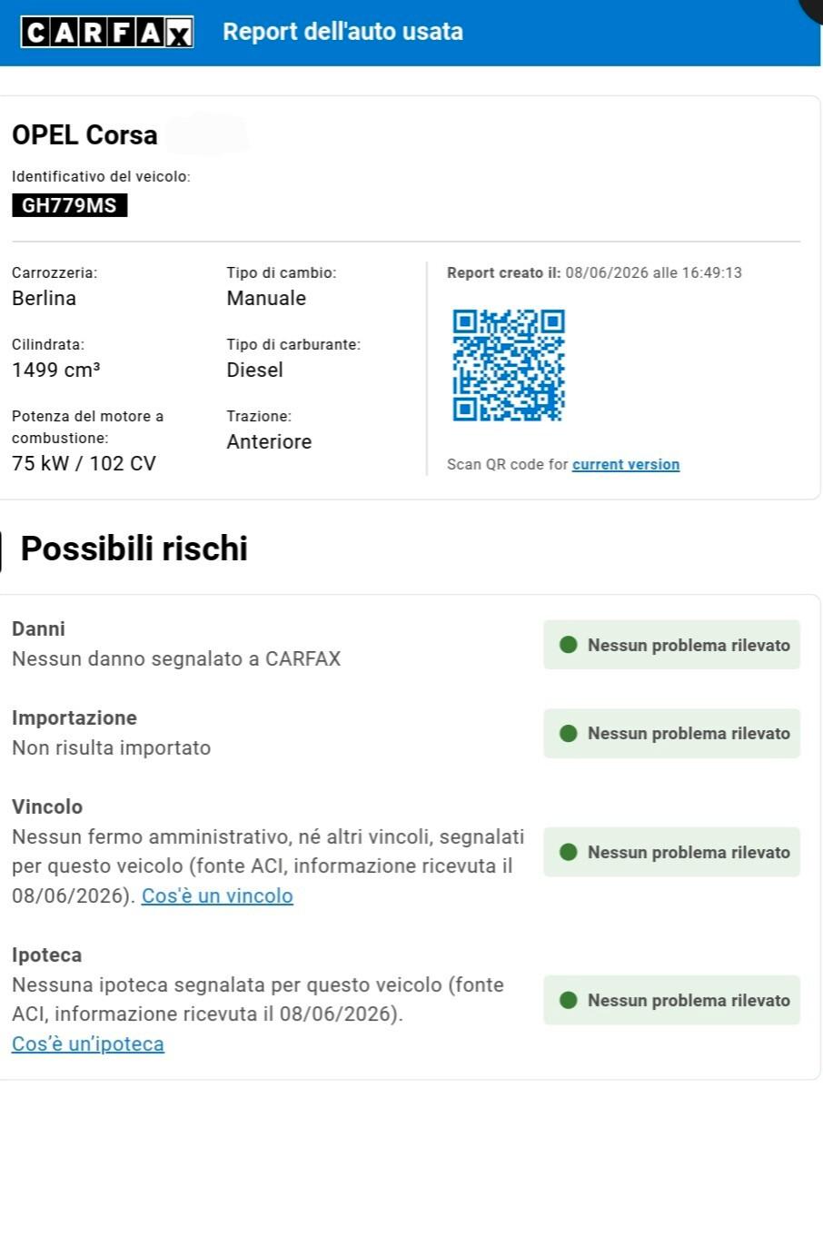 Opel Corsa 1.5 D 100 CV Elegance Unicoprop