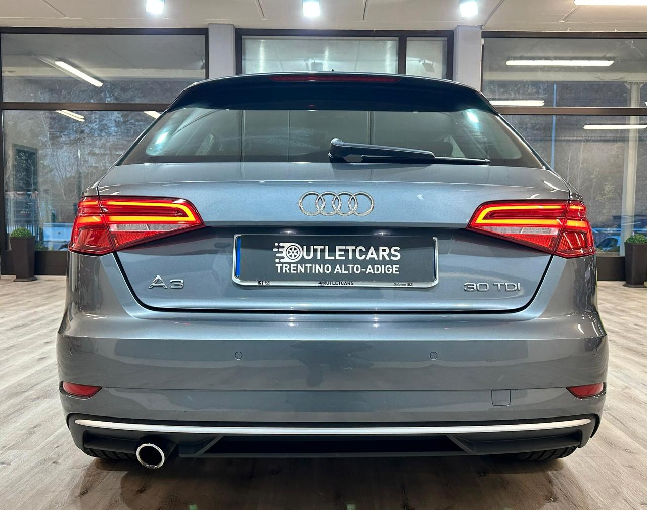 AUDI A3 SBK 30 1.6TDI 116CV 2019 MANUALE