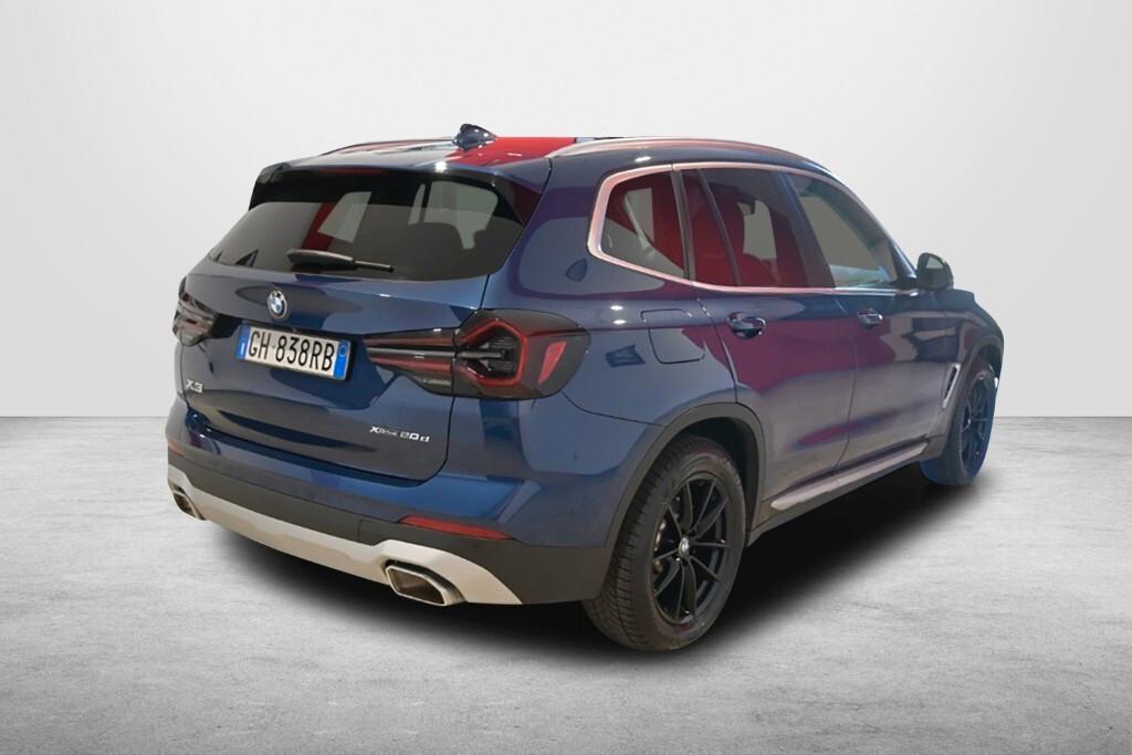 BMW X3 20D 190CV STEPTRONIC 48V X-DRIVE BUSINESS ADVANTAGE ( FARI LED - PELLE - CRUISE - CLIMA TRIZONA - NAVI - MIRROR - PARK ASSISTANT - TELECAMERA POST. )