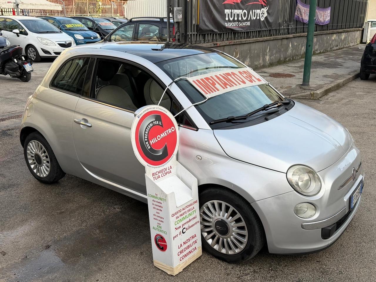 Fiat 500 1,2 Gpl loung 2011 178,00 certificati