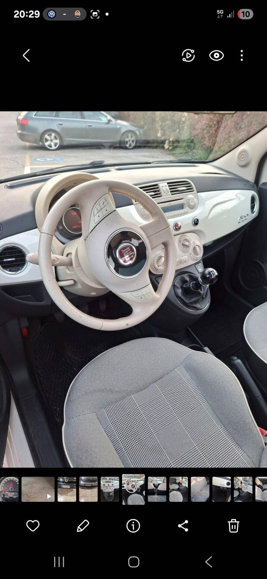 Fiat 500 1.2 Lounge 2014 tetto panoramico