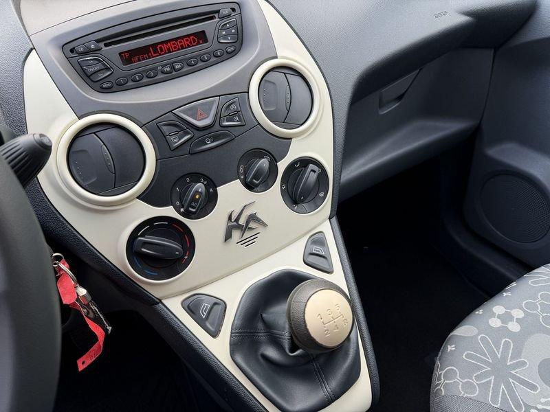 Ford Ka Ka 1.2 + s/esp,tcs 69cv E5 IDONEA NEOPATENTATI KM REALI