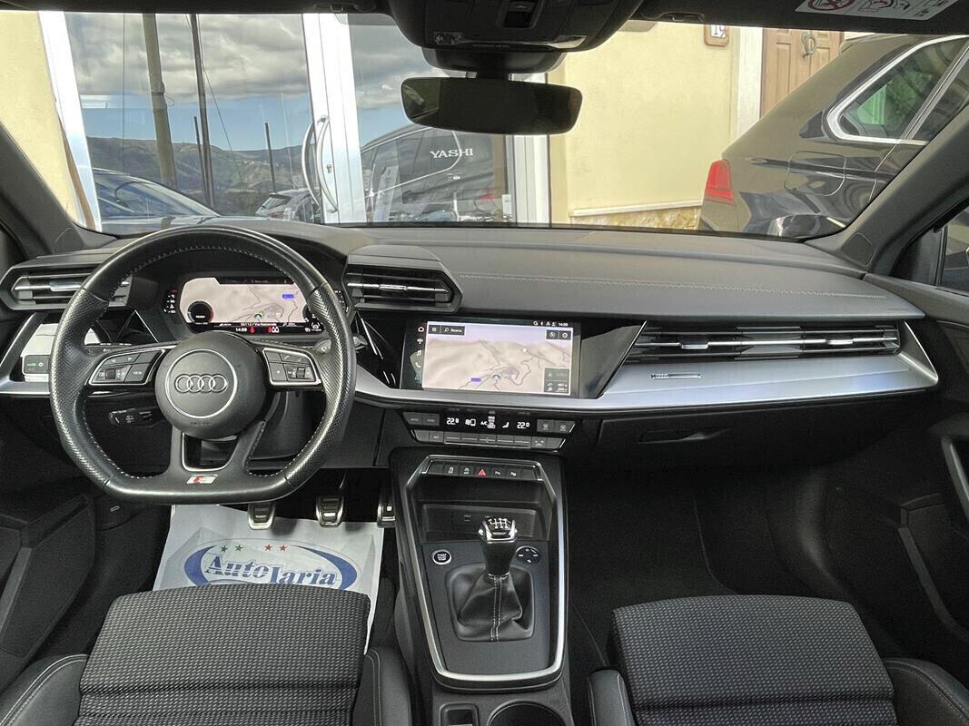 Audi A3 SPB 30 2.0 TDI Adavanced S-Line Tetto Apribile Navi Fari Full Led Aziendale ufficiale Audi Italia