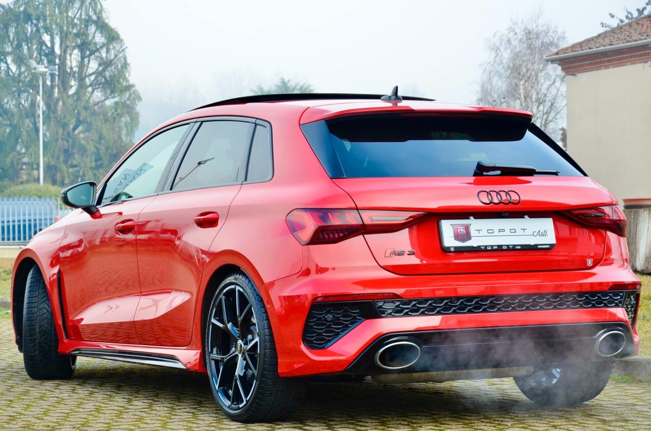 AUDI RS3 SPB 2.5 TFSI QUATTRO 400cv S-TRONIC, SERVICE AUDI, EVENTURI, SCARICO, TETTO, DYNAMIC PACK, HI-FI BANG&OLUFSEN, MATRIX, PERMUTE