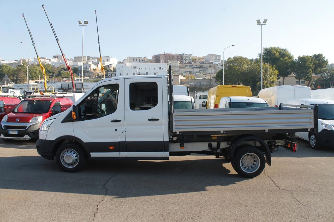 Ford TRANSIT 2.0 TDCI 170CV DOPPIA CABINA CASSONE RIBALTABILE MOTORE NUOVO!!!