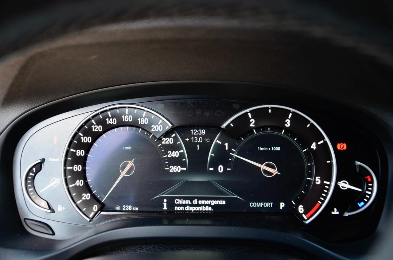 BMW X3 XDRIVE20d MSPORT 190cv AUTO, UFF ITALIANA, SERVICE BMW, EURO 6C, 21", NAVI, RETROCAMERA, FARI LED ADATTIVI, PERMUTE