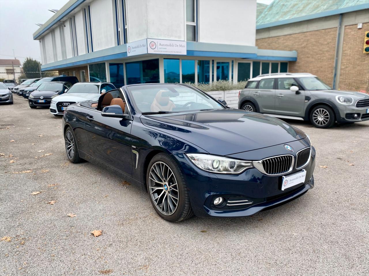 BMW 420 d Cabrio Luxury 190cv auto TAGLIANDI BMW