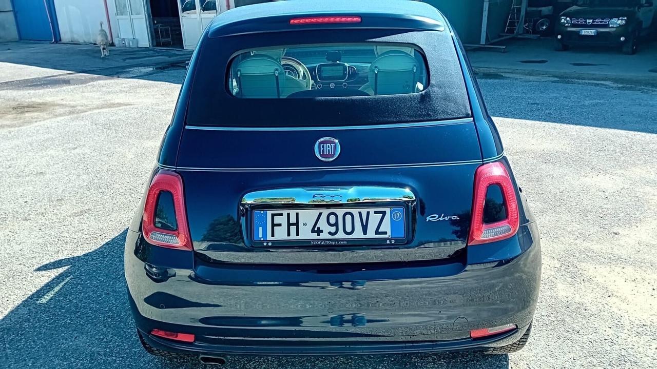 Fiat 500 cabrio “riva” 1.2 benz.-full opt-11/2016