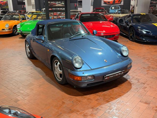 PORSCHE 964 Cabrio-Baltic Blu-Pelle Blu-Capote Blu