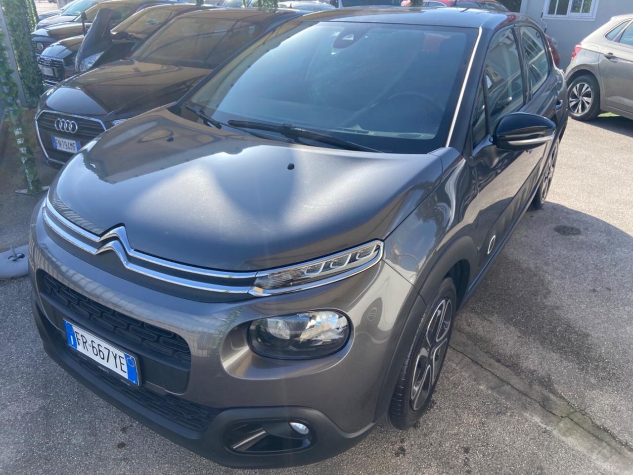 Citroen C3 1.2 BENZ SHINE 2018 NUOVA GARANZIA