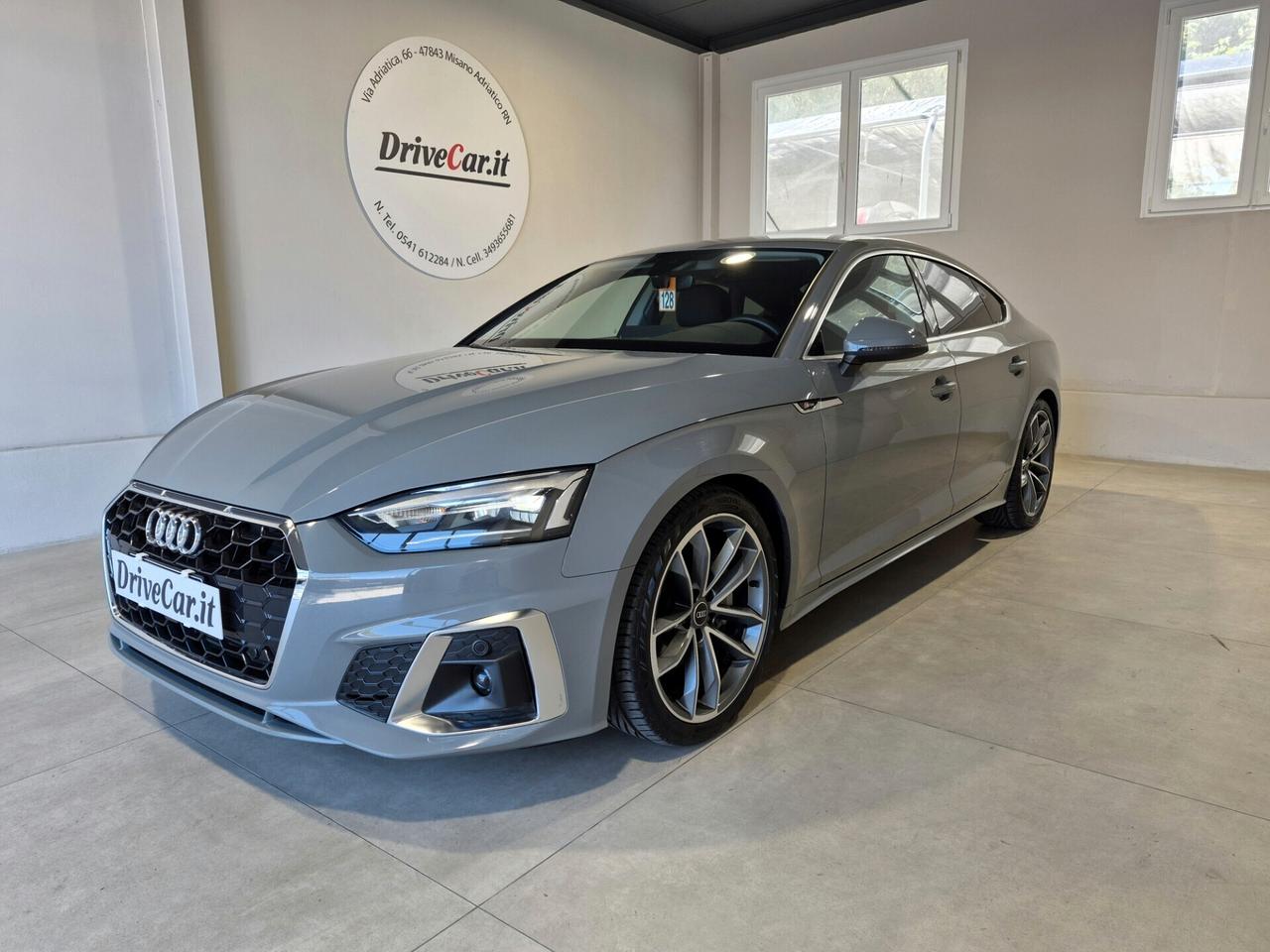 Audi A5 SPORTBACK 40 2.0 TFSI MHEV 204CV S-TRONIC MATRIX NAVI APPLE CARPLAY / ANDROID AUTO