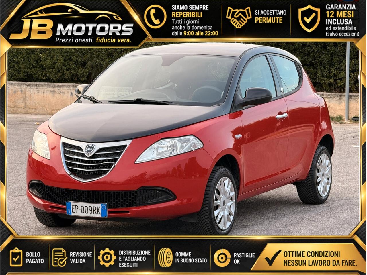 Lancia Ypsilon Garanzia 12 Mesi