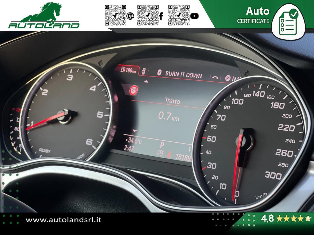 Audi A7 Sportback 3.0 tdi quattro 272cv S-Line ACC - 20" - Frecce Dinamiche