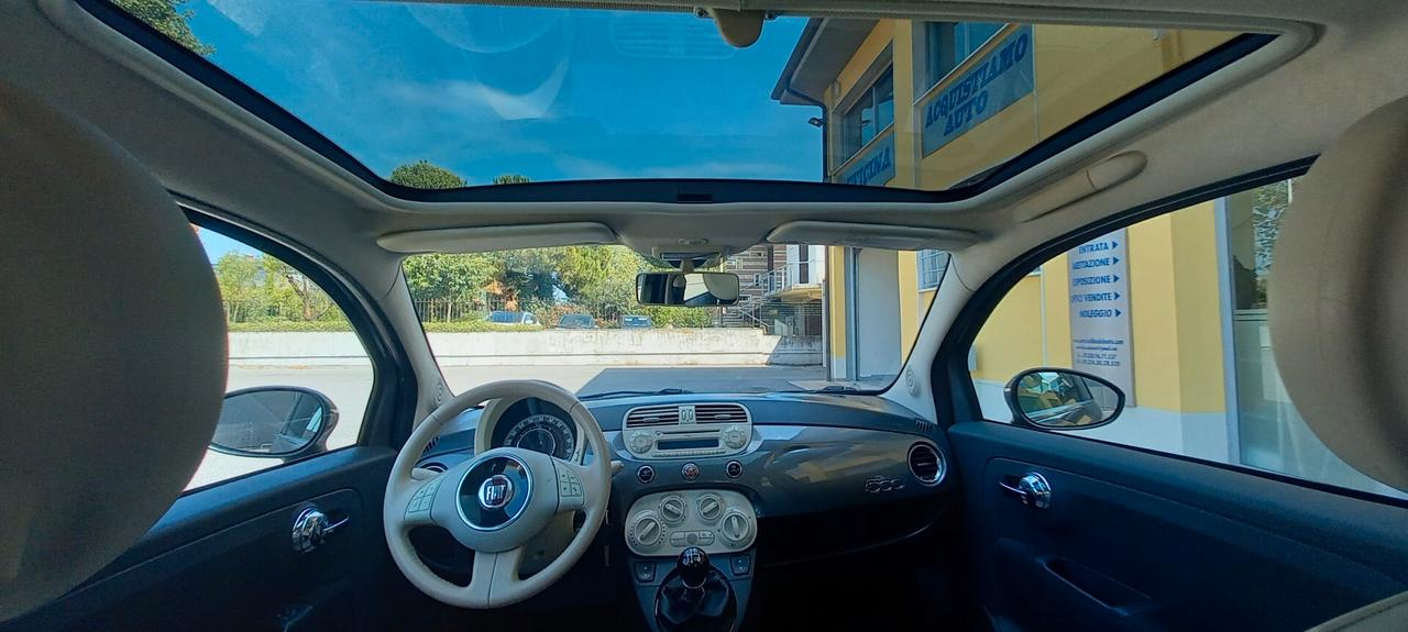 Fiat 500 1.2 Benzina Modello Lounge Totalmente Revisionata e Tagliandata SOLO 90.450 KM. Euro 6B anche per Neopatentati.
