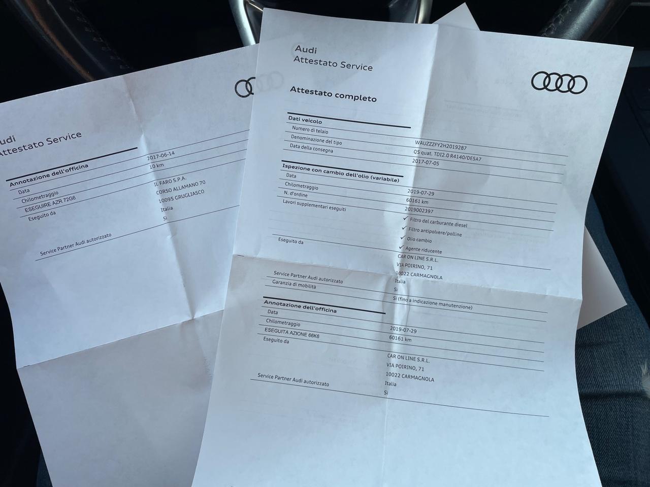 Audi Q5 2.0 TDI 190 CV quattro S tronic Business Sport