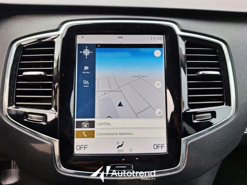 Volvo XC90 B5 235+14 CV AWD Automatica NAVI LED 7 posti Momentum Pro
