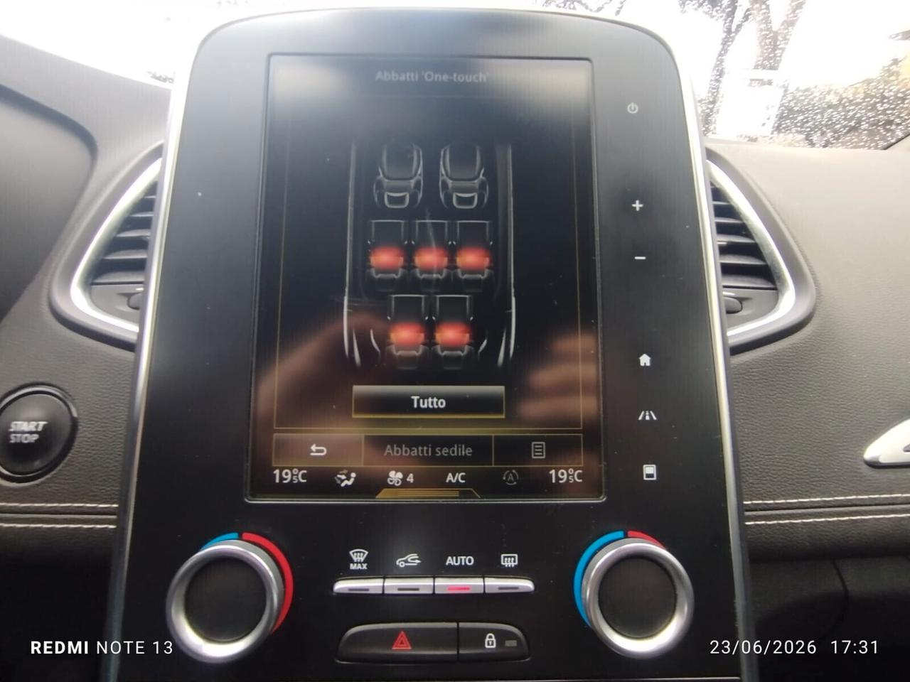 RENAULT GRAND SCENIC 7 P.TI 1.5hdi UNIPRO' AUTOM *PREZZO VERO* UNIPRO-PELLE-KM CERTI