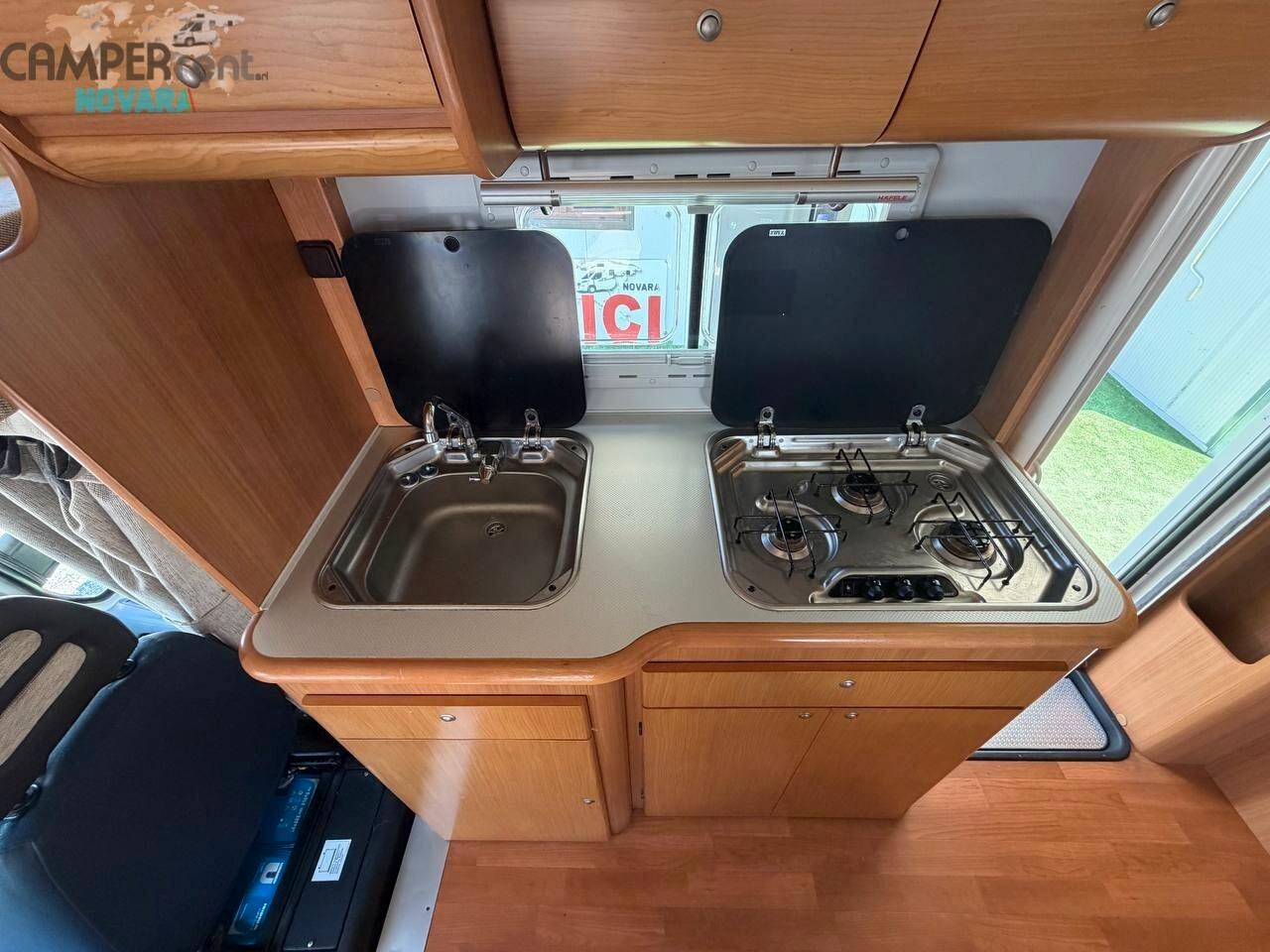 Mobilvetta ICARO S6 MANSARDATO COMPATTO 6 POSTI LETTO