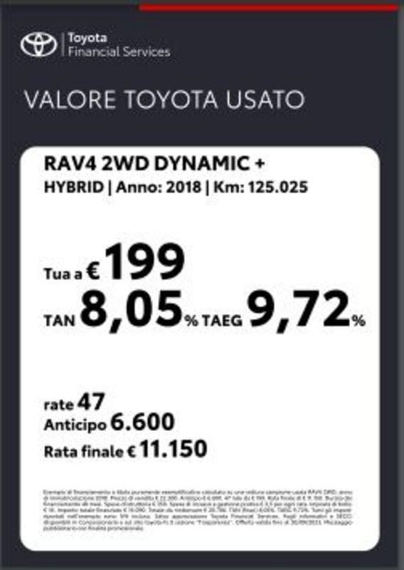 Toyota RAV4 2.5 Hybrid 2WD Dynamic+