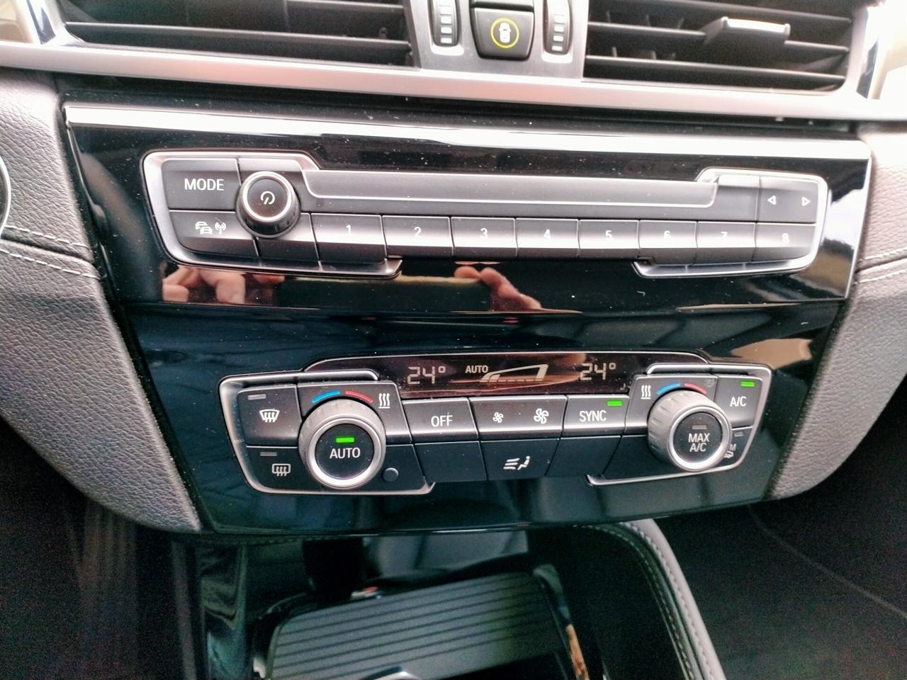 BMW X1 18D XDRIVE M.Y.20 XLINE / PELLE TOTALE / NERO LUCIDO